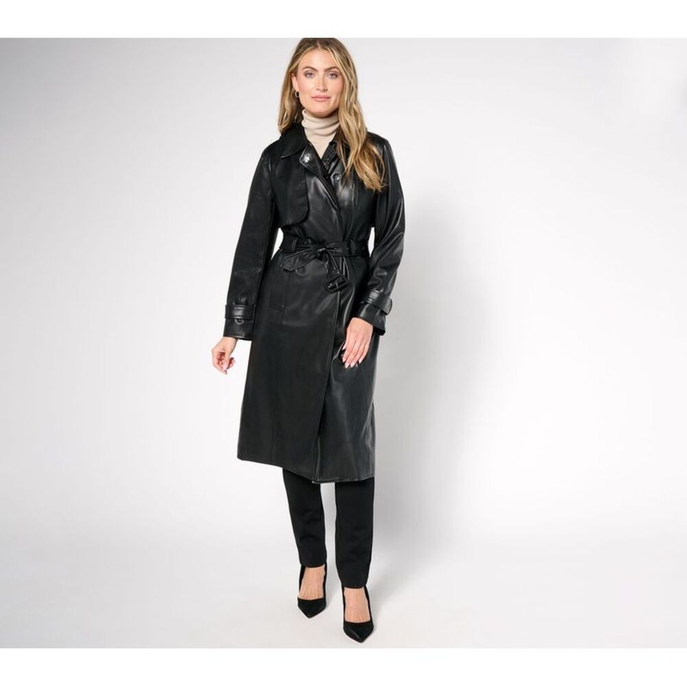 by Stacy London Women's Petite Jacket PL Embossed Snake Black A687743